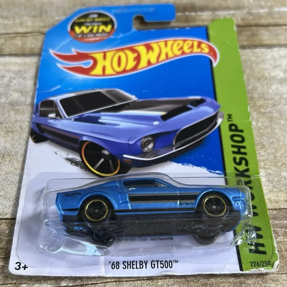 Hot Wheels 2015 HW Workshop 68 Shelby GT500‎ Blue Muscle Mania 226/250 CFJ04